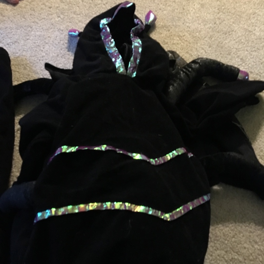 36 month Spider costume with Purple accents